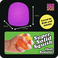 Schylling Needoh Gumdrop Textured Sensory Toy with Super Solid Squish 2.5' Tall - Colors May Vary (Pack of 1)