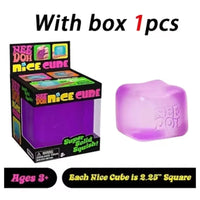 3Pcs Newneedoh Concentration, Sensory Desk Cube for Adults and Kids Nice Sensory Cube, Anti-Stress Tool for Anxiety And