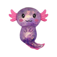 Glitter Squishy Stress Glitter Soothing Texture Sugar Filled Axolotl Squishy Cute Shape Squishy Fidget Stress Ball