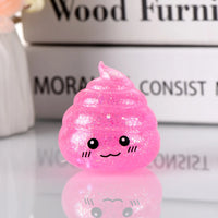 Novelty Squishy Poo Stress Ball Squishies Toys Glitter Funny Stretch Squeeze Fidget Toys for Kids Adults Fool'S Day Prank Gift