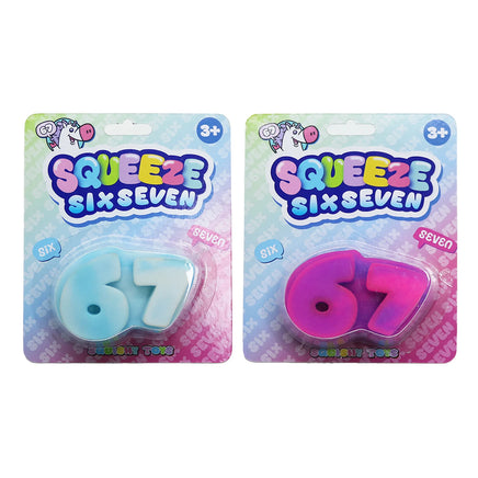 1Pc 67 Cute Number Squeeze Toy Soft Sticky Decompressing Stress Relief Slow Rebound Jelly Pinch Toy for Kids Adults Toy