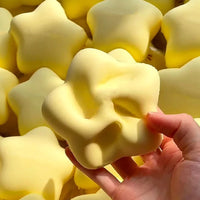 *Kawaii Star Squeeze Toy Cute Flower Slow Rebound Wet Soft Suction Finger Pinch Decompression Squishy Toy Stress Release Toys
