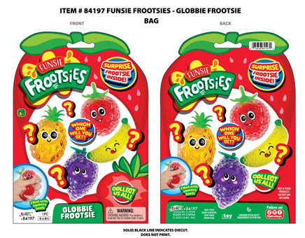 Squish Attachment Globby Frootsies Novelty Squeeze Fruit Toy for Ages 3+