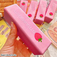 Cheese Dumpling Squishy Fidget Toys Party Favors Gifts Strawberry Stick Squishy Gifts Slow Refound Butter Squishу Party Gifts