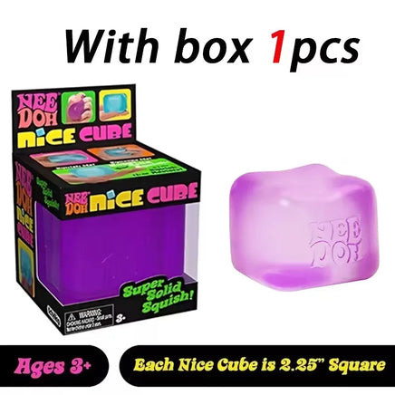 3Pcs Newneedoh Concentration, Sensory Desk Cube for Adults and Kids Nice Sensory Cube, Anti-Stress Tool for Anxiety And