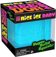 Needoh Nice Ice Baby - Sensory Squeeze Toy - Single Mini Nice Cube in Assorted Colors - Ages 3+ (Pack of 1)