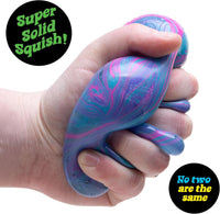 Schylling  Nice Cube Swirl - Sensory Toy with a Super Solid Squish - Unique, Swirling Color Blend - Ages 3 and up - Purple/Blue; One Cube per Pack