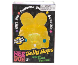 Kawaii 2.75In Jelly Bunny Needoh Squishy Stress Ball Translucent Glitter Rabbit Fidget Sensory Toy Party Favor