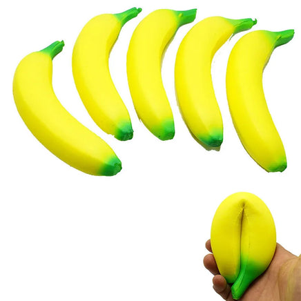 Anti-Stress Squishy Banana Toys Slow Rising Jumbo Squishy Fruit Squeeze Toy Funny Stress Reliever Reduce Pressure Prop