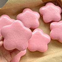 *Kawaii Star Squeeze Toy Cute Flower Slow Rebound Wet Soft Suction Finger Pinch Decompression Squishy Toy Stress Release Toys