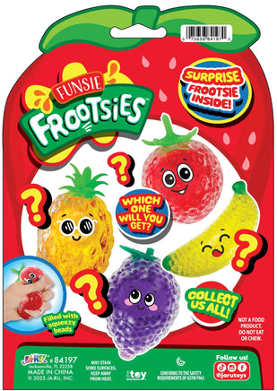 Squish Attachment Globby Frootsies Novelty Squeeze Fruit Toy for Ages 3+