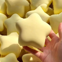 *Kawaii Star Squeeze Toy Cute Flower Slow Rebound Wet Soft Suction Finger Pinch Decompression Squishy Toy Stress Release Toys
