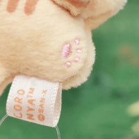 8Cm Japanese Popular Cute Keyring Cute Yellow Bread Cat Toast Plush Pendant Keychain
