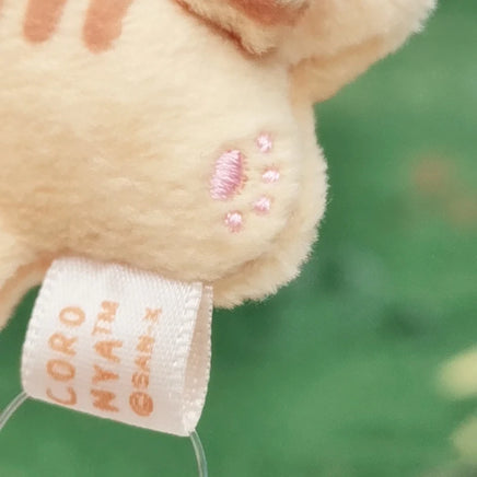 8Cm Japanese Popular Cute Keyring Cute Yellow Bread Cat Toast Plush Pendant Keychain