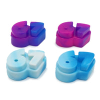 1Pc 67 Cute Number Squeeze Toy Soft Sticky Decompressing Stress Relief Slow Rebound Jelly Pinch Toy for Kids Adults Toy