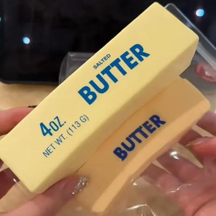 Butter Stick Squishy Toy Slow Rising Squeeze Toy Butter Bar Brick Squishy Fidget Toy anti Stress Release Hand Relax Gift Toy